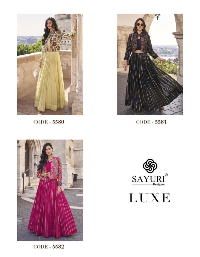 Luxe By Sayuri Designer Premium Silk Readymade Suits Exporters In India